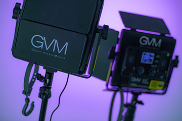 GVM RGB LEDビデオライト800D